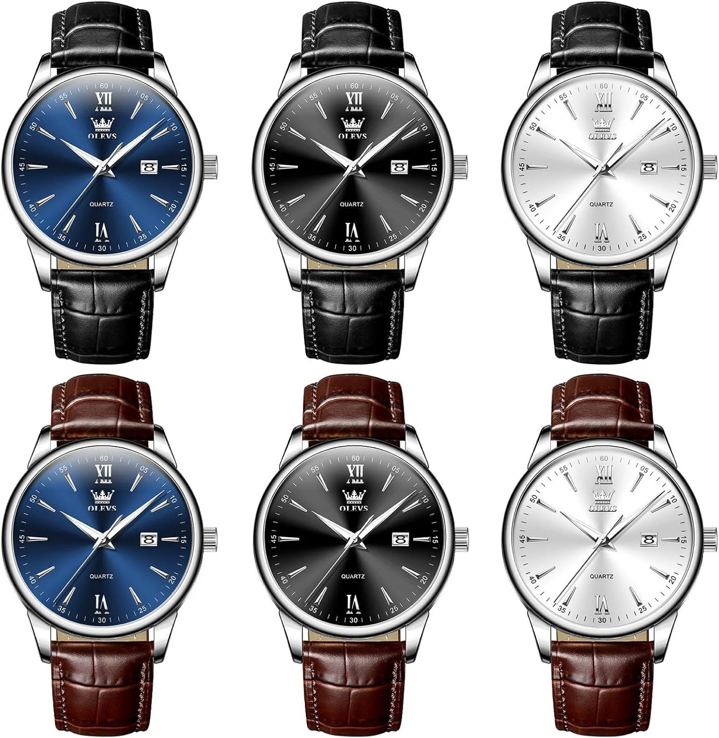 OLEVS Women Leather Watch